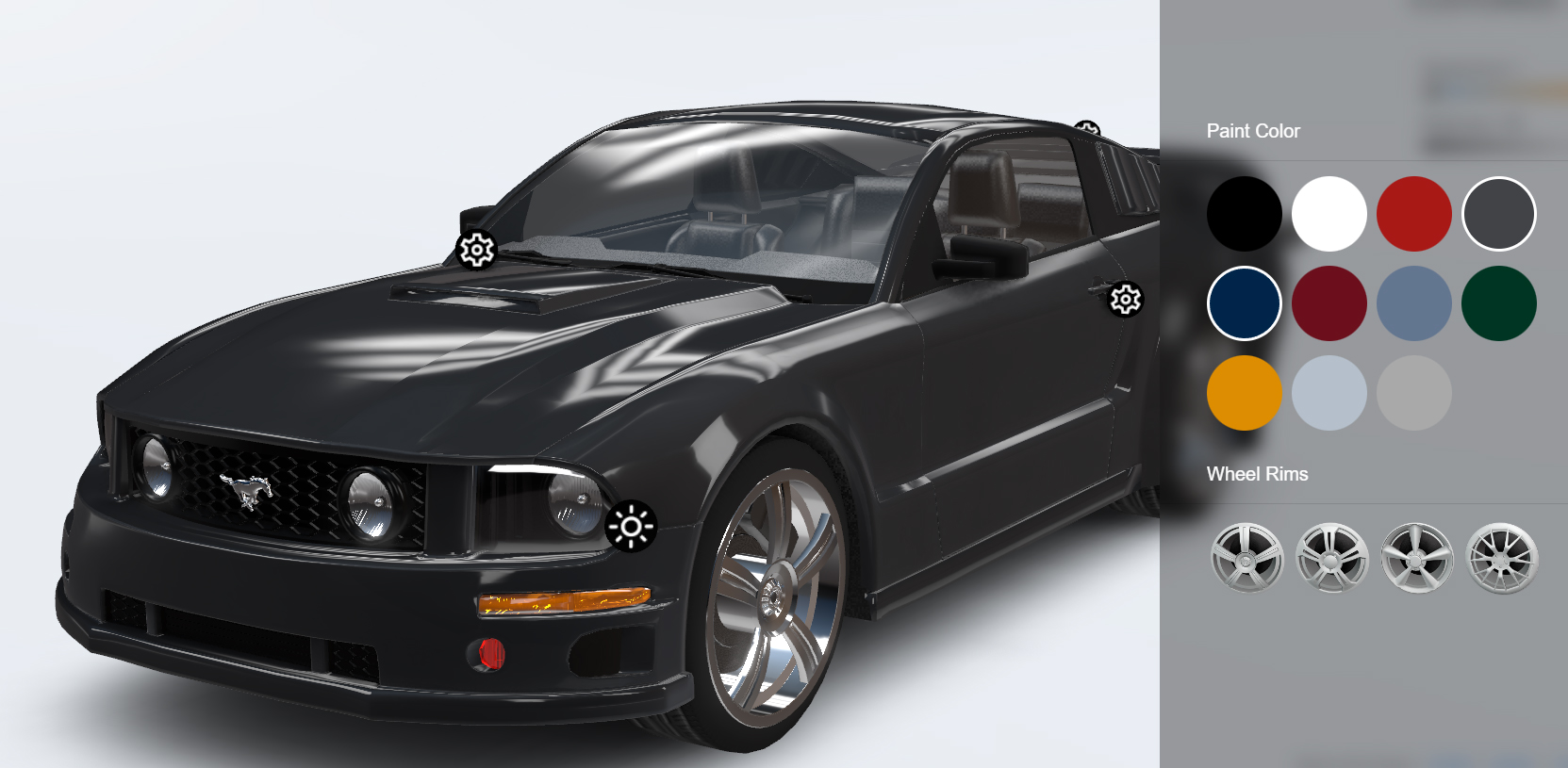 Ford Mustang GT Interactive Portfolio